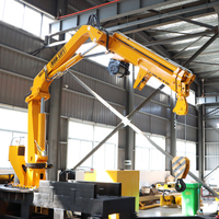 Maßgefertigter Kleiner 3-25 Tonnen Kompakter Hydraulischer Knickarm-Deckkran mit Winde für Schiffe und Offshore-Einsätze