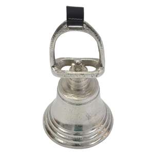 Campana de Pared Decorativa de Metal con Forma de Estribo de Caballo Plateado, Resistente al Óxido, Último Estilo, Precio al por Mayor - Product Image 3