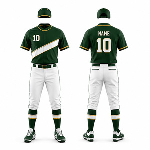 Uniformes de Béisbol y Sóftbol Sublimados Personalizados, Unisex, Tallas Grandes, Cortos, Duraderos, Transpirables, Antibacterianos y de Secado Rápido - Product Image 4