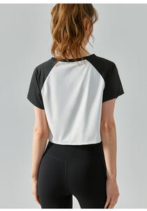 Camisetas de Algodón 100% de Alta Calidad para Mujer, Cuello Redondo, Lisas, de Mezclilla/Terry, Sin Marca, para Bordado y Estampado Personalizado al por Mayor - Product Image 2