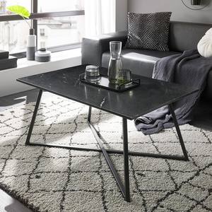 Elegante y Duradera Mesa de Centro de Metal con Base Cruzada de Metal Industrial para Decoración Moderna de Sala de Estar, por Metal Drake - Product Image 1