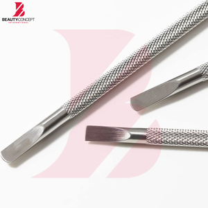 Nouveau Repousse-cuticules double embout grande taille et Nettoyeur d'ongles en acier inoxydable pour manucure - Product Image 6