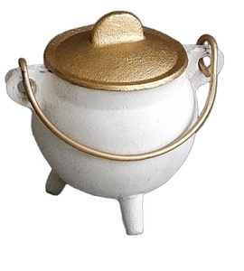 Quemador de resina de incienso para decoración del hogar, novedad de hierro verde, con mango, Caldero de Metal, quemador de carbón para regalos únicos - Product Image 3