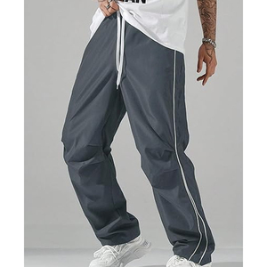 Pantalones Deportivos Holgados de Moda para Hombre, Estilo Urbano, Personalizados con Impresión y Bordado de Logotipo, Joggers de Nailon, Fabricante OEM - Product Image 3