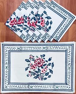 Servilletas de Alta Calidad 100% Algodón, Servilletas Vintage con Estampado de Bloques, Fabricación de Manteles Individuales para Restaurantes, para Mesa de Comedor - Product Image 2
