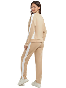 Conjunto Deportivo Casual de Dos Piezas para Mujer, Ecológico, 100% Algodón, Ligero, Lavado Ácido, para Entrenamiento - Product Image 4