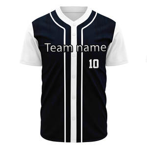 Uniformes de Béisbol y Sóftbol Personalizados 100% Poliéster, Ropa Deportiva Transpirable, Diseño de Parches en Tallas Grandes para Equipos - Product Image 6