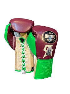 Guantes de Boxeo Personalizados Canelo No Boxing No Life, de Cuero Vacuno Auténtico, para Entrenamiento de MMA, con Cierre de Cordones, Soporte para Muñeca, Ligeros, Unisex - Product Image 2