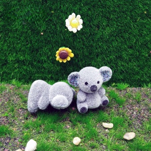 หมีโคอาล่าฝูงขนาดเล็กที่มี1in แวววาวสูงสำหรับตกแต่งบ้านตุ๊กตา - Product Image 6