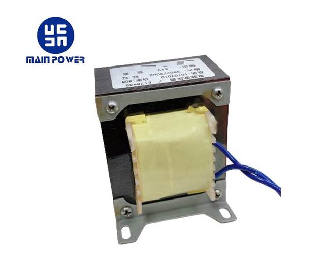High Frequency EI66 EI76 Single Phase Toroidal Power Transformer 220V Input 12V 50/60Hz Copper Winding