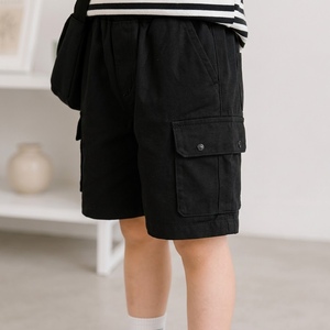 Shorts en sergé kaki pour garçons OEM ODM, 100% coton tissé, doux et respirant, shorts pour enfants - Product Image 6