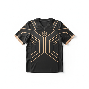 Uniforme de Fútbol Americano Personalizado al por Mayor, Jersey de Equipo Sublimado de Poliéster y Spandex, Ropa Deportiva Flexible para Práctica y Juego - Product Image 1