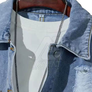 Chaqueta de Mezclilla para Hombre, Corte Ajustado, Fabricación Profesional, Uso Casual y al Aire Libre, Personalizable - Product Image 3