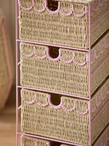 Cesta de almacenamiento de diseño elegante con 4 niveles, fabricada en Vietnam con precio de mayoreo, color OEM ODM - Product Image 3