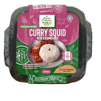 Végétarien à base de plantes curry épicé poulet marmite emballée sous vide auto-chauffante prêt-à-manger vapeur riz repas goût sucré cuit