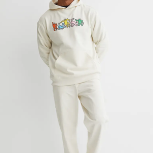 Échantillon Gratuit ODM Ensemble de Sweats à Capuche Unisexe 100% Fibre de Bambou Oversize à Manches Longues Imprimés Pulls à Capuche Brodés Noirs Vente en Gros - Product Image 5