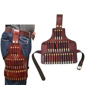 Ceinture de chasse en cuir de vachette avec doublure intérieure rembourrée - Product Image 2