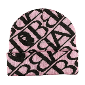 Sur l'ensemble des bonnets à motif jacquard logo personnalisé - Product Image 3
