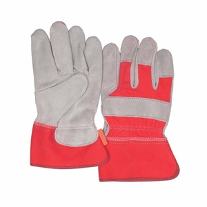 Gants de travail en cuir de vachette de qualité supérieure, résistants à l'abrasion, pour travaux lourds, sécurité industrielle, gants de travail canadiens pour grimpeurs - Product Image 6