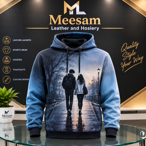 Sudadera con Capucha Negra para Hombre con Estampado Gráfico Amarillo, Bolsillo con Transferencia por Sublimación, Sudadera de Moda Otoñal - Product Image 3