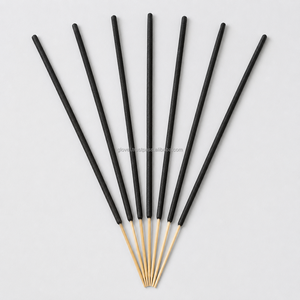 Bâtons d'encens noirs faits à la main, parfum bois de santal, Agarbatti, encens religieux, écologique, aromathérapie, vente en gros, export en vrac - Product Image 3
