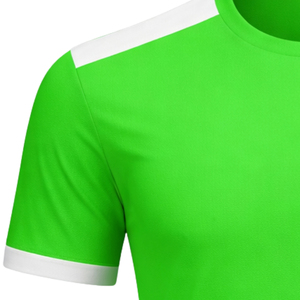 Camiseta de Fútbol Verde Personalizada para Hombre, Manga Corta, Cuello Redondo, 100% Poliéster, Absorbe la Humedad, Número de Equipo 23 Impreso en la Espalda - Product Image 4