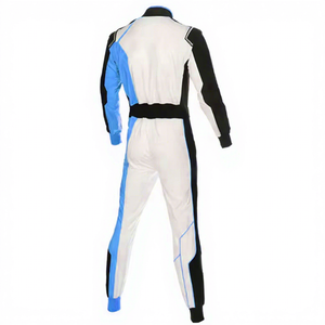 Combinaison de karting sur mesure avec revêtement de surface lisse pour minimiser la résistance au vent et optimiser les performances de course à grande vitesse - Product Image 6