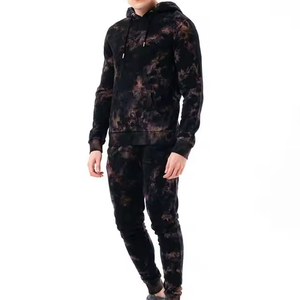 Ensemble de survêtement réversible coupe-vent pour homme : chemise ample et pantalon long, combinaison de couleurs de haute qualité - Product Image 1