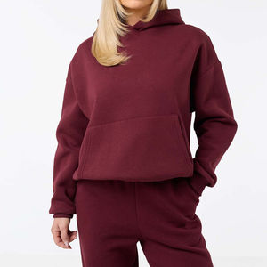 Conjunto Deportivo de Dos Piezas para Mujer, Sudadera de Invierno, 100% Algodón Suave, para Gimnasio, Yoga y Fitness, Ecológico, de Secado Rápido - Product Image 6