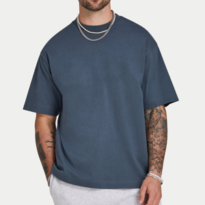 Camiseta Informal de Cuello Redondo y Manga Corta para Hombre, Nueva Camiseta Holgada de Algodón para Verano 2025 - Product Image 1