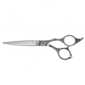 Wholesale Professional Stainless Steel 4Cr13 Ceramic CNC Hairdressing Scissors <b>Set</b> <b>Barber</b> Hair Cutting Thinning Shears Beauty - Product Image 3