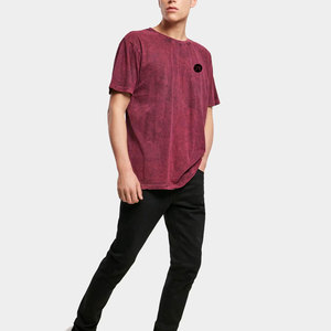 Camiseta Moderna con Lavado Ácido para Hombre, Estilo Urbano Vintage, Material Ligero y Transpirable, Comodidad Diaria - Product Image 3