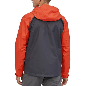 Custom High Street Men Zip-Up Nylon <b>Waterproof</b> Canvas Hooded Windbreaker <b>Jacket</b> Quick Dry Breathable <b>Winter</b> 100% Polyester Fiber - Product Image 3
