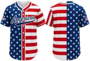 Camiseta de Béisbol Personalizada del 250 Aniversario de EE. UU., Unisex, Manga Corta, Poliéster Impreso, Transpirable, Antibacterial, Corte Regular - Product Image 6