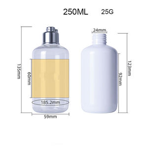 ขวดพลาสติก PET สีขาว ขนาด 8 ออนซ์ ทรงบอสตัน ปากขวดขนาด 24-410 - Product Image 5