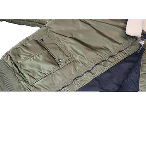 Chaqueta de Piloto MA-1 de Invierno con Logotipo Personalizado, Bordado en Patchwork, Resistente al Viento, Impermeable y Transpirable, para Hombre - Product Image 6