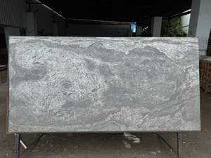 Placage en ardoise ultra-mince de qualité supérieure, épaisseur 1-3 mm, finition argentée brillante, 61 x 122 cm, carré, semi-flexible, placage en marbre naturel, bloc naturel - Product Image 6