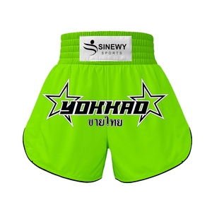 High Quality 100% <b>Polyester</b> Muay Thai MMA <b>Shorts</b> Kids Kickboxing <b>Short</b> Boxing <b>Shorts</b> Martial Arts Wear Muay Thai - Product Image 3