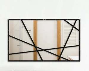 กระจกตกแต่งผนังรูปดอกบัวสมัยใหม่ กระจกอะคริลิกตกแต่งผนังสำหรับตกแต่งบ้าน ห้องนั่งเล่น ห้องนอน สไตล์เซน แบบแขวนผนัง - Product Image 6