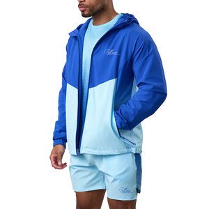 Wholesale High Quality Plain Men Windbreaker <b>Jacket</b> and <b>Short</b> Set Custom Tracksuit With Custom Design sets 2026 - Product Image 1