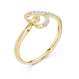 Anillo de Oro Rosa de 14K con Diamante Cultivado en Laboratorio para Mujer |   Regalo de Aniversario |   Diamante Cultivado Nuevo - Product Image 5