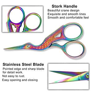 Ciseaux de précision Stork pour soins des ongles, manucure, usage en salon, acier inoxydable, outil professionnel, vente en gros directe d'usine OEM - Product Image 5