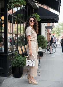 Pochette élégante perlée avec broderie Martini et fermeture à rabat, sac à main de soirée pour femme, qualité supérieure, broderie de perles palmiers en lin - Product Image 6