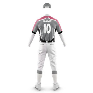 Uniforme de Béisbol Personalizado para Hombre, Venta de Fábrica, con Logotipo y Números Impresos, Kit Completo para Ropa Deportiva, Uniforme de Béisbol para Adultos - Product Image 3