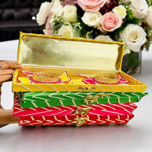 Indian Decorative <b>Box</b> With Open Bangle Diwali Gift Indian Gift <b>Box</b> Indian <b>Bridesmaid</b> <b>Box</b> Return Gift Wedding Favor, Shagun - Product Image 1