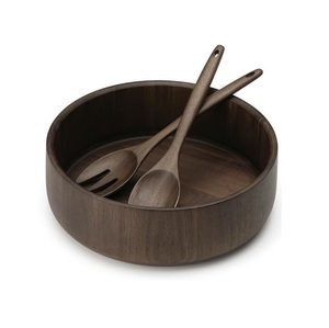 Tazón de Ensalada de Madera Natural Resistente para Ensaladas de Verduras, Frutas, Bocadillos y Comidas Familiares - Product Image 2
