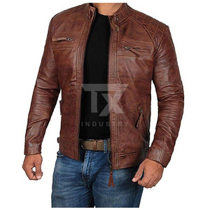 <b>Men's</b> Premium Quality Leather Avirex <b>Jacket</b> Different Color Available Custom Sizes Best Sale <b>Men</b> Embroidered Leather <b>Jackets</b> - Product Image 2