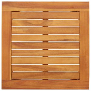 Ensemble de canapés de jardin en bois d'acacia massif anthracite, 3 pièces, mobilier d'extérieur pratique - Product Image 2