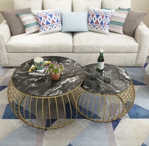 Mesa de Centro Moderna, Portátil y Duradera de Metal de Primera Calidad, Muebles de Lujo para Sala de Estar, Unicorn Handicrafts - Product Image 4