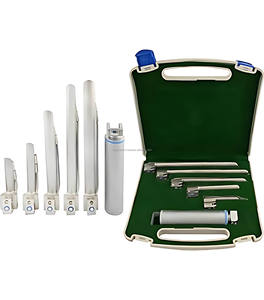 Kit de Intubación Médica con Laringoscopio LED Miller de 5 Palas Rectas de Acero Inoxidable, Juego de Instrumentos Quirúrgicos ORL Reutilizables - Product Image 3